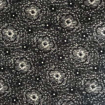 Cotton Quilting FABRIC 4 Fabrics Half Yard Bundle White on Black 100% Cotton