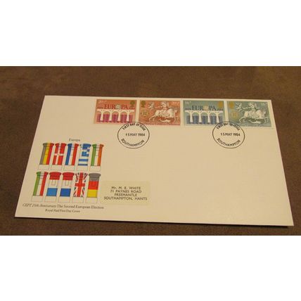 GB 1984 FDC Cover - Europa - 2nd European Elections