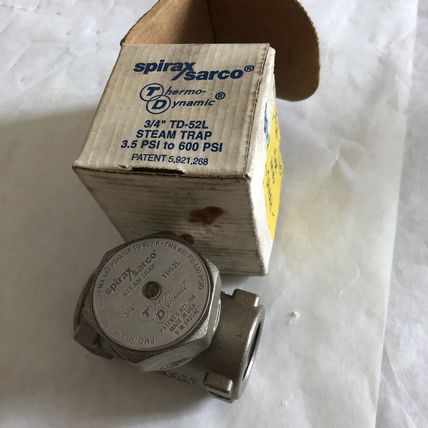 new 3/4" npt Spirax Sarco 3/4 TD52L,B.M. 59314C THERMO-DYNAMIC Steam Trap,BU