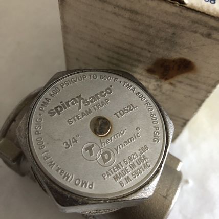 new 3/4" npt Spirax Sarco 3/4 TD52L,B.M. 59314C THERMO-DYNAMIC Steam Trap,BU