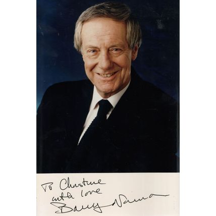 Barry Norman BBC Film Critic Rare Hand Signed Photo