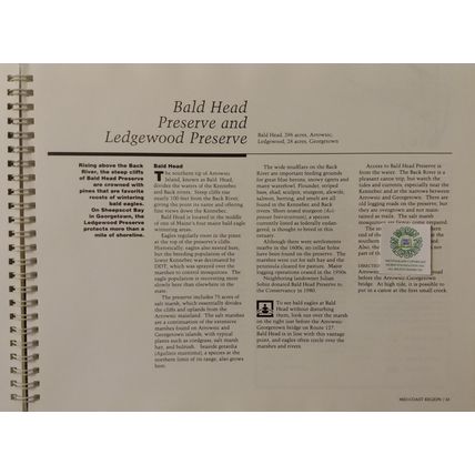 MAINE FOREVER A GUIDE TO NATURE CONSERVANCY PRESERVES IN MAINE ILLUSTRATED