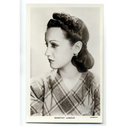 b3756 - Film Actress - Dorothy Lamour - postcard Picturegoer no 1146b