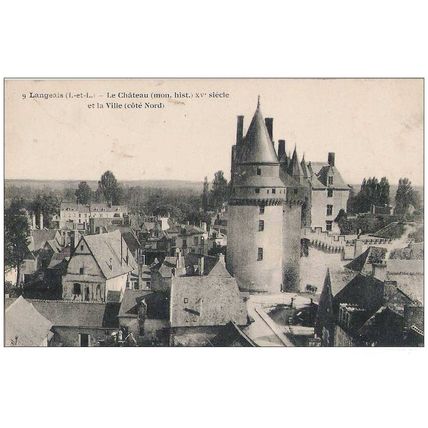 37 - Langeais - le château et la ville