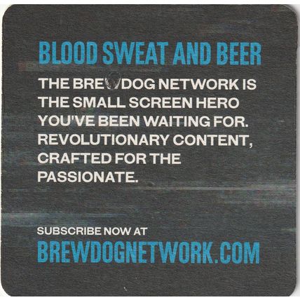 BEER MAT - BREWDOG - BREWDOG NETWORK - (Cat 059) - (2018)