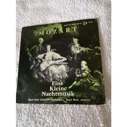33 rpm 7” Vinyl MOZART "Eine Kleine Nachtmusik" Boyd Neel Chamber Orchestra