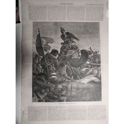 The Turkish Retreat From Kars - Harper's Weekly, January 19, 1878