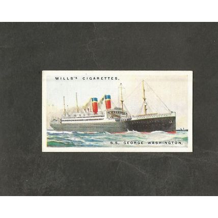Wills Merchant Ships of the World 1924 #37 SS George Washington