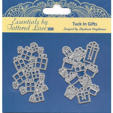 Tattered Lace. Tuck In Gifts Die Set. Die Cutting Cardmaking Scrapbooking Crafts