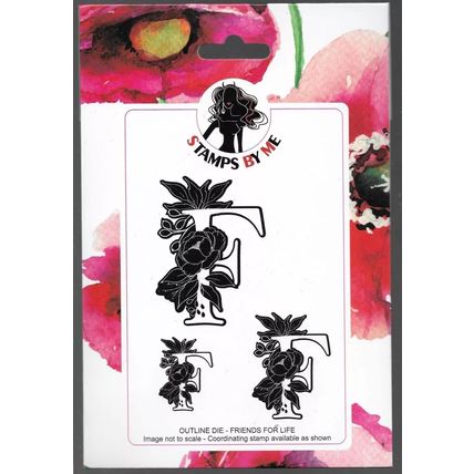 Stamps By Me. Friends For Life Die Set. Die Cutting Cardmaking Scrapbooking