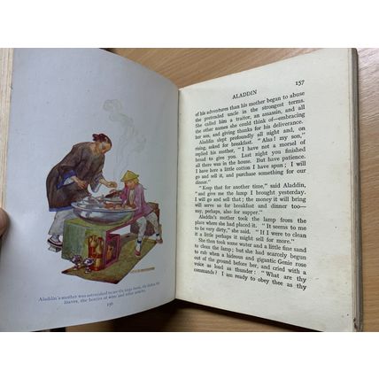 c1920 "TALES FROM THE ARABIAN NIGHTS" AE JACKSON ART FICTION ANTIQUE BOOK (P4)