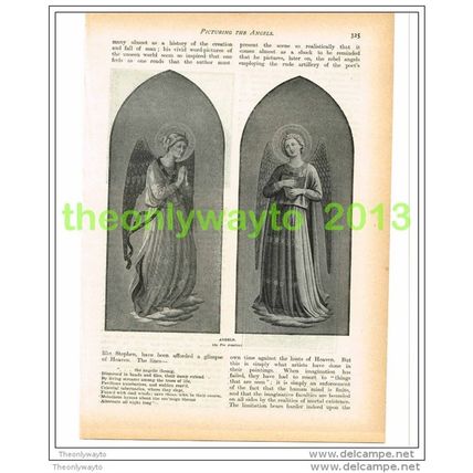 ANGELS BY FRA ANGELICO (1), THE QUIVER, Book Illustration (Print), c1897
