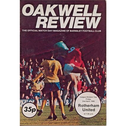 BARNSLEY v ROTHERHAM UNITED LEAGUE DIVISION 2 1982
