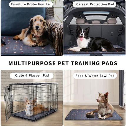 Washable Pee Pads for Dogs - 2-Pack Thick Heavy-Absorbency Reusable Pee Pads Pre