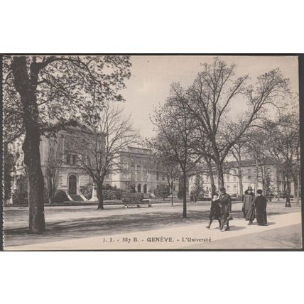L'Université, Genève, c.1905-10 - Jullien Frères CPA JJ387B
