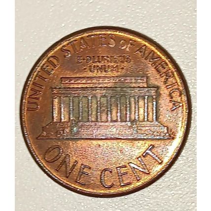 USA1987-D ERROR Lincoln Memorial Penny