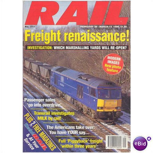 Rail (Enthusiast) Magazine - No.273 Mar 1996