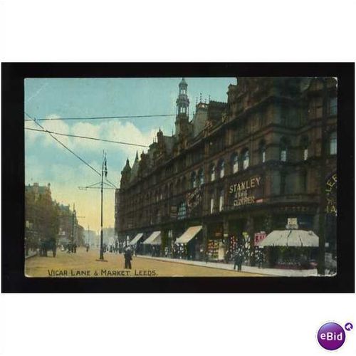 Yorkshire LEEDS Vicar Lane Postcard by Pelham