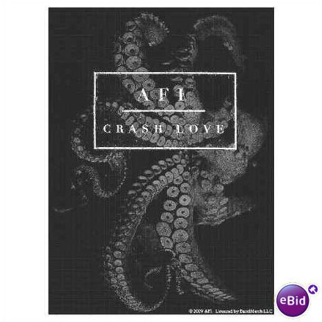 AFI Fabric Poster Flag Crash Love Tentacles Logo Tapestry New