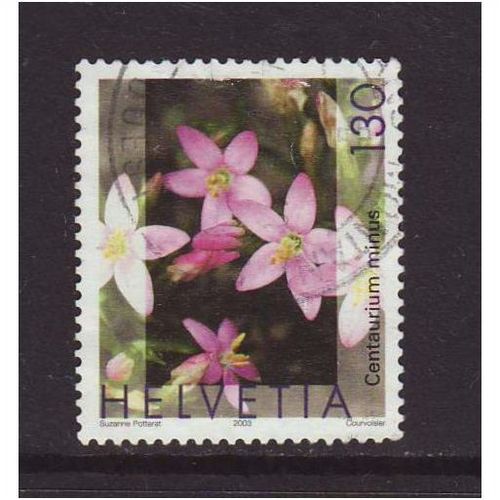 Switzerland 2003 SG 1543 Used Flowers (C-407)