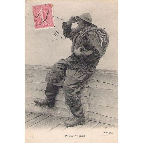 CARTE POSTALE - METIER DE LA PÊCHE - REF 23