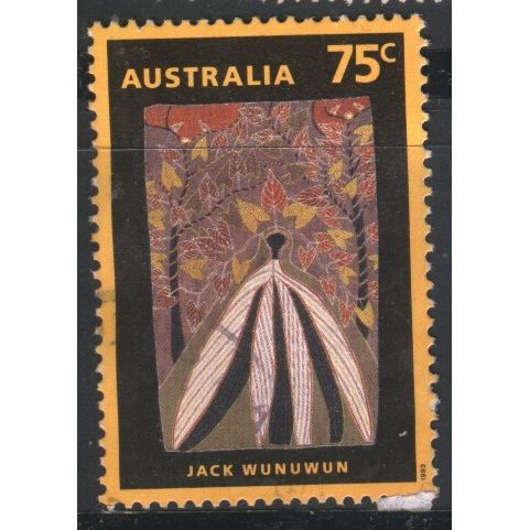 Australia 1993 - SG1389 - 75c multi - "Yam Plants" (Jack Wunuwun) - used
