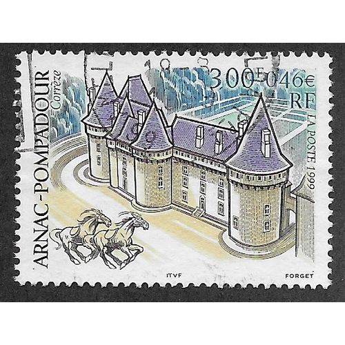FRA 1999 3F 'TOURISM -ARNAC POMPIDOU CASTLE' FINE USED (EBID55-836)