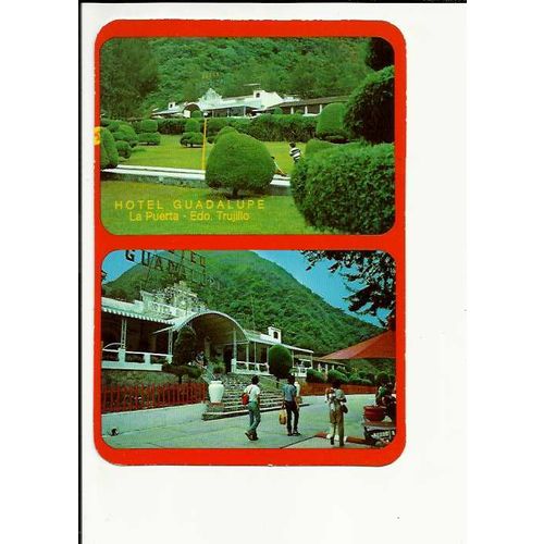 Advertising HOTEL GUADALUPE Venezuela Postcard