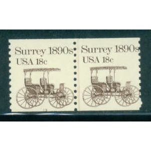 1907 18c Surrey Fine MNH Dry Gum CNP Left 13 W0203