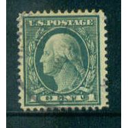 Used 405 1c George Washington Fine Plus A08495