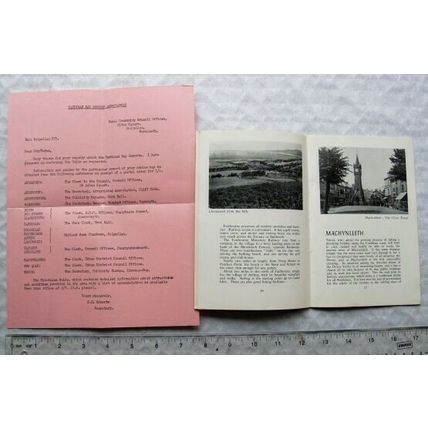 c1950s Cardigan Bay Resorts + letter