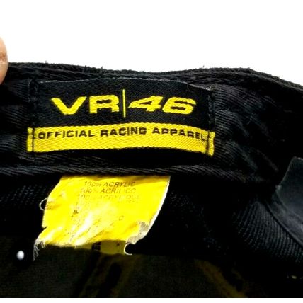 VR46 Valentina Rossi Black Baseball Hat #46 Racing Cap Snapback (J2)