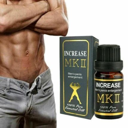 Mk Suplemento extra fuerte para hombres, extensión de aceite esencial, retraso