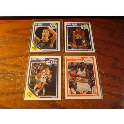 1989 Fleer, 9-Cards, Different, Stars/Rc's/HOF, PIPPIN/OLAJUWON, ++