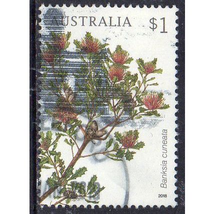 Australia 2018 Banksias - Banksia cuneata $1 Sheet Used