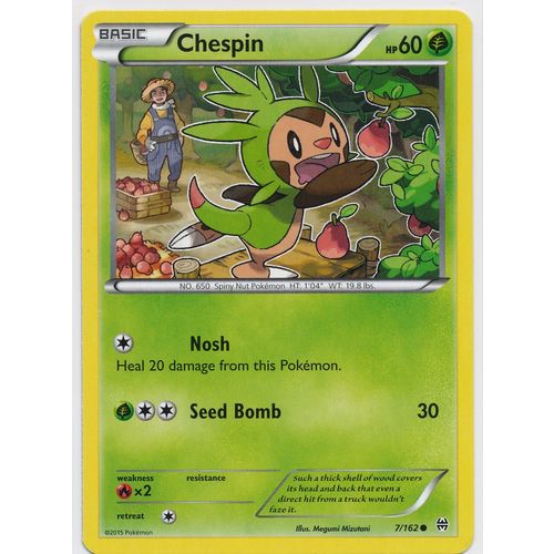 Pokemon XY BREAKThrough #007/162 Chespin