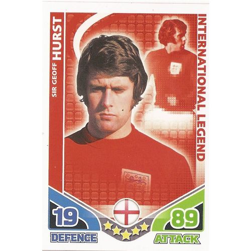 Match Attax - World Cup 2010: International Legend - England, Hurst (Sir Geoff)