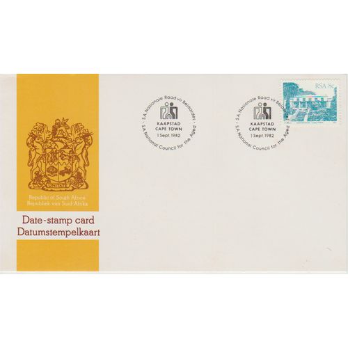 South Africa 1982 Capetown date stamp card see other listings