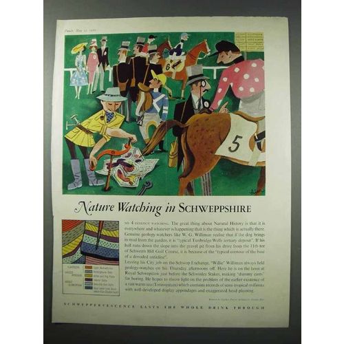 1960 Schweppes Soft Drink Ad - Geology Watching
