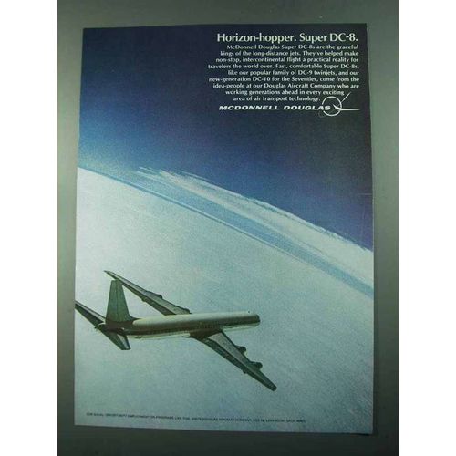 1969 McDonnell Douglas Super DC-8 Jet Ad