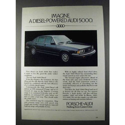 1980 Audi 5000 Diesel Ad - Imagine
