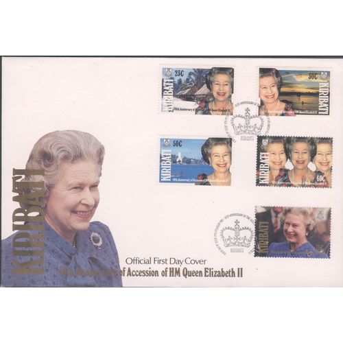 Kiribati FDC 1992 - 40th Anniversary of Accession of Queen Elizabeth II