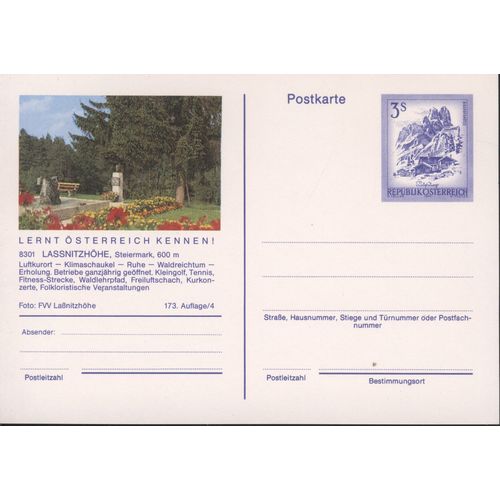 Austria unused - 3s pre-paid - Lassnitzhohe, Steiermark