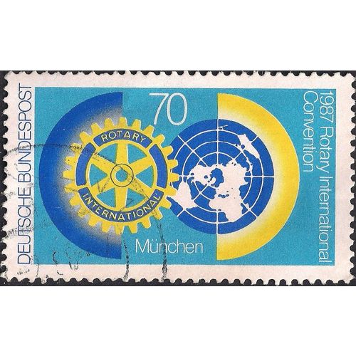 GERMANY, Rotary International, Rotary International blue, 24mm