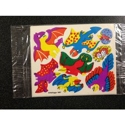 Rare Vintage Kellogg 1987 Canadian Sealed Cereal Box Premium