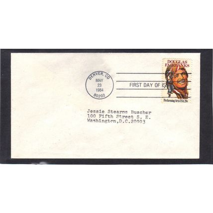 FDC 2088 20c Douglas Fairbanks (No Cachet-Typed/A) CV39339