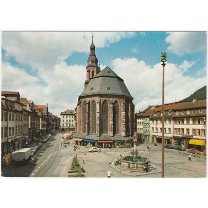 Postcard The Church of The Holy Ghost, Heidelberg, Germany. Unposted