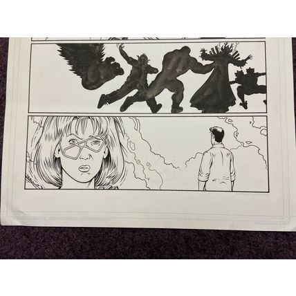Trinity Angels #4 p20 (1997) Justice League Artist Maguire Angels in Flight