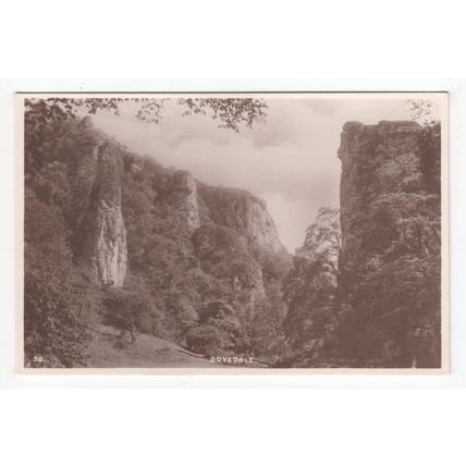 Dovedale Postcard Derbyshire Pelham Series