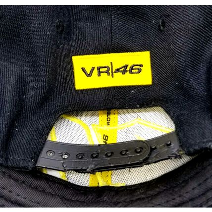 VR46 Valentina Rossi Black Baseball Hat #46 Racing Cap Snapback (J2)